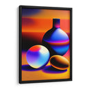 Ánfora Neón Surrealista - DEA Digital Esoteric Art | Cuadro decorativo de Canvas Lab