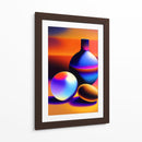Ánfora Neón Surrealista - DEA Digital Esoteric Art | Cuadro decorativo de Canvas Lab