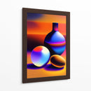 Ánfora Neón Surrealista - DEA Digital Esoteric Art | Cuadro decorativo de Canvas Lab