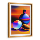 Ánfora Neón Surrealista - DEA Digital Esoteric Art | Cuadro decorativo de Canvas Lab