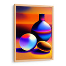 Ánfora Neón Surrealista - DEA Digital Esoteric Art | Cuadro decorativo de Canvas Lab