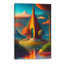 Templo Surrealista - DEA Digital Esoteric Art | Cuadro decorativo de Canvas Lab