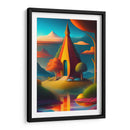 Templo Surrealista - DEA Digital Esoteric Art | Cuadro decorativo de Canvas Lab