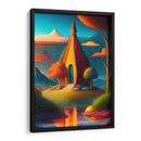 Templo Surrealista - DEA Digital Esoteric Art | Cuadro decorativo de Canvas Lab