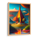 Templo Surrealista - DEA Digital Esoteric Art | Cuadro decorativo de Canvas Lab