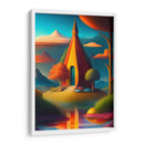 Templo Surrealista - DEA Digital Esoteric Art | Cuadro decorativo de Canvas Lab