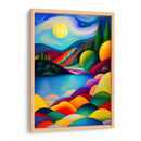 Bosque, Lago, Luna - DEA Digital Esoteric Art | Cuadro decorativo de Canvas Lab