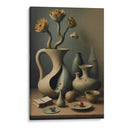 Jarras y Flores Surrealistas - DEA Digital Esoteric Art | Cuadro decorativo de Canvas Lab