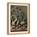Jarras y Flores Surrealistas - DEA Digital Esoteric Art | Cuadro decorativo de Canvas Lab