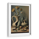 Jarras y Flores Surrealistas - DEA Digital Esoteric Art | Cuadro decorativo de Canvas Lab