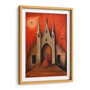 Palacio Encantado Rojjo - DEA Digital Esoteric Art | Cuadro decorativo de Canvas Lab