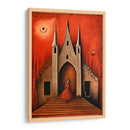 Palacio Encantado Rojjo - DEA Digital Esoteric Art | Cuadro decorativo de Canvas Lab