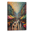 Mercado en Puntillismo - DEA Digital Esoteric Art | Cuadro decorativo de Canvas Lab