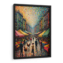 Mercado en Puntillismo - DEA Digital Esoteric Art | Cuadro decorativo de Canvas Lab