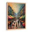 Mercado en Puntillismo - DEA Digital Esoteric Art | Cuadro decorativo de Canvas Lab