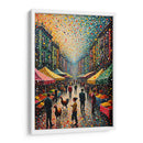 Mercado en Puntillismo - DEA Digital Esoteric Art | Cuadro decorativo de Canvas Lab