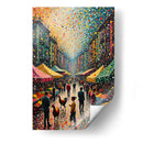 Mercado en Puntillismo - DEA Digital Esoteric Art | Cuadro decorativo de Canvas Lab