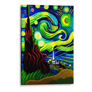 El Pueblo Impresionista - DEA Digital Esoteric Art | Cuadro decorativo de Canvas Lab