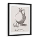 Bodegón de xilografía con jarra y cebolla - Julie de Graag | Cuadro decorativo de Canvas Lab