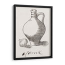 Bodegón de xilografía con jarra y cebolla - Julie de Graag | Cuadro decorativo de Canvas Lab
