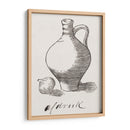 Bodegón de xilografía con jarra y cebolla - Julie de Graag | Cuadro decorativo de Canvas Lab