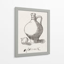 Bodegón de xilografía con jarra y cebolla - Julie de Graag | Cuadro decorativo de Canvas Lab