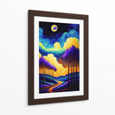 Noche Lunar Impresionista - DEA Digital Esoteric Art | Cuadro decorativo de Canvas Lab