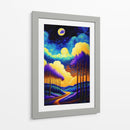 Noche Lunar Impresionista - DEA Digital Esoteric Art | Cuadro decorativo de Canvas Lab