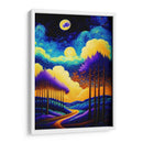 Noche Lunar Impresionista - DEA Digital Esoteric Art | Cuadro decorativo de Canvas Lab