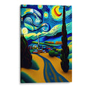 Pueblo en el Valle Impresionista - DEA Digital Esoteric Art | Cuadro decorativo de Canvas Lab