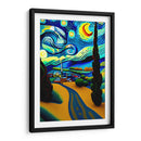 Pueblo en el Valle Impresionista - DEA Digital Esoteric Art | Cuadro decorativo de Canvas Lab