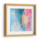 Azul, oro y rosa - Dav Madrid | Cuadro decorativo de Canvas Lab