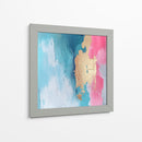Azul, oro y rosa - Dav Madrid | Cuadro decorativo de Canvas Lab