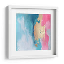 Azul, oro y rosa - Dav Madrid | Cuadro decorativo de Canvas Lab