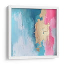 Azul, oro y rosa - Dav Madrid | Cuadro decorativo de Canvas Lab