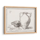 Bodegón de xilografía: lata y cenicero - Julie de Graag | Cuadro decorativo de Canvas Lab