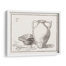 Bodegón de xilografía: lata y cenicero - Julie de Graag | Cuadro decorativo de Canvas Lab