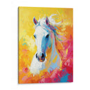Caballo Blanco - Dav Madrid | Cuadro decorativo de Canvas Lab