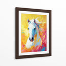 Caballo Blanco - Dav Madrid | Cuadro decorativo de Canvas Lab