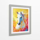 Caballo Blanco - Dav Madrid | Cuadro decorativo de Canvas Lab