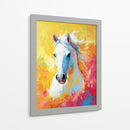 Caballo Blanco - Dav Madrid | Cuadro decorativo de Canvas Lab