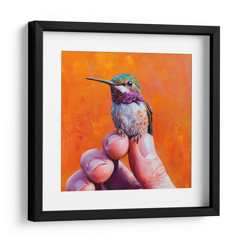 Colibrí en mis dedos - Dav Madrid | Cuadro decorativo de Canvas Lab