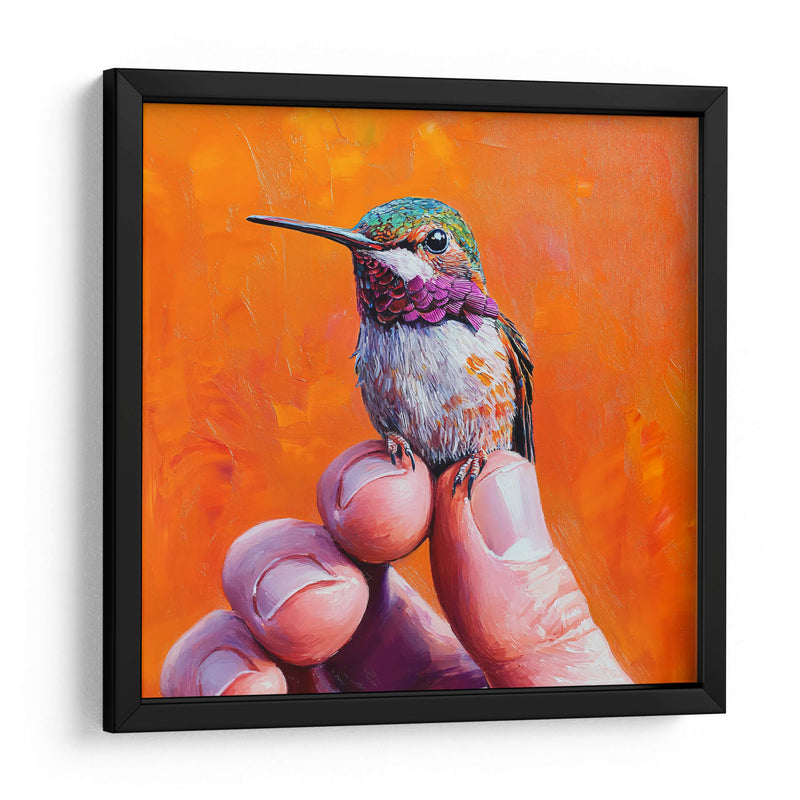 Colibrí en mis dedos - Dav Madrid | Cuadro decorativo de Canvas Lab