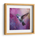 Colibrí en morado - Dav Madrid | Cuadro decorativo de Canvas Lab