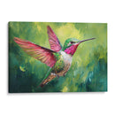 Colibrí en verde - Dav Madrid | Cuadro decorativo de Canvas Lab