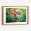 Colibrí en verde - Dav Madrid | Cuadro decorativo de Canvas Lab