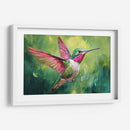 Colibrí en verde - Dav Madrid | Cuadro decorativo de Canvas Lab