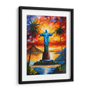 Cristo Redentor en la Isla - DEA Digital Esoteric Art | Cuadro decorativo de Canvas Lab