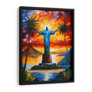 Cristo Redentor en la Isla - DEA Digital Esoteric Art | Cuadro decorativo de Canvas Lab