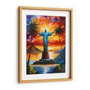 Cristo Redentor en la Isla - DEA Digital Esoteric Art | Cuadro decorativo de Canvas Lab